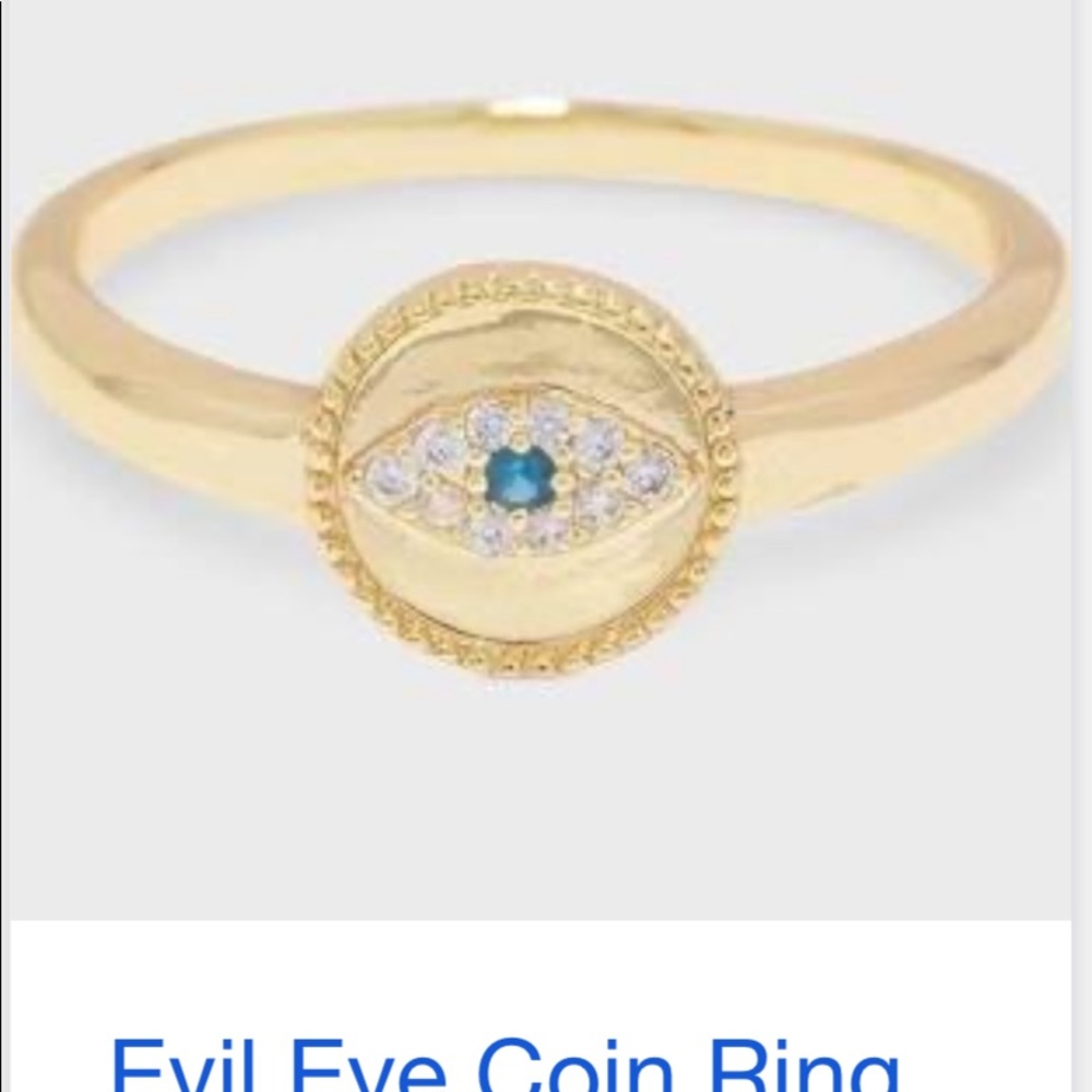 Evil eye ring